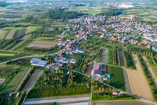 Schrägluftbild von Ortsteil Zusenhofen in Oberkirch im Bundesland Baden-Württemberg, Deutschland