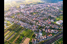 Urloffen von Südosten in Appenweier im Bundesland Baden-Württemberg, Deutschland