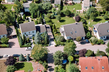 Schrägluftbild von Lessingstr in Steinweiler im Bundesland Rheinland-Pfalz, Deutschland